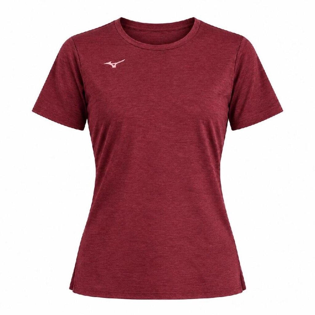 Camiseta Mizuno Lifestyle Logo Feminina - Bordo