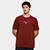 Camiseta Mizuno Lifestyle Masculina - Bordô+Cinza