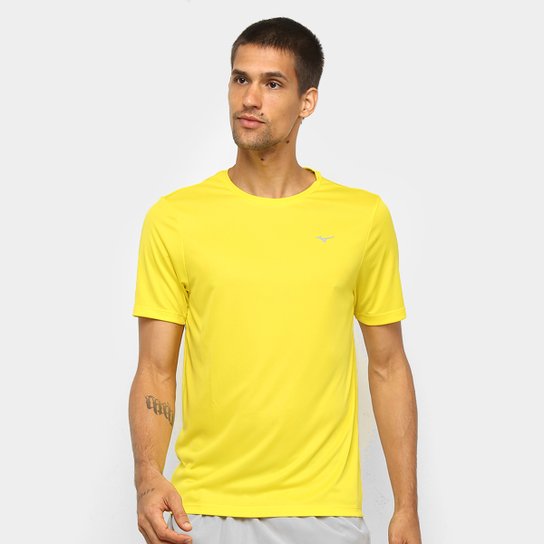 Camiseta Mizuno Spark 2 Masculina - Amarelo