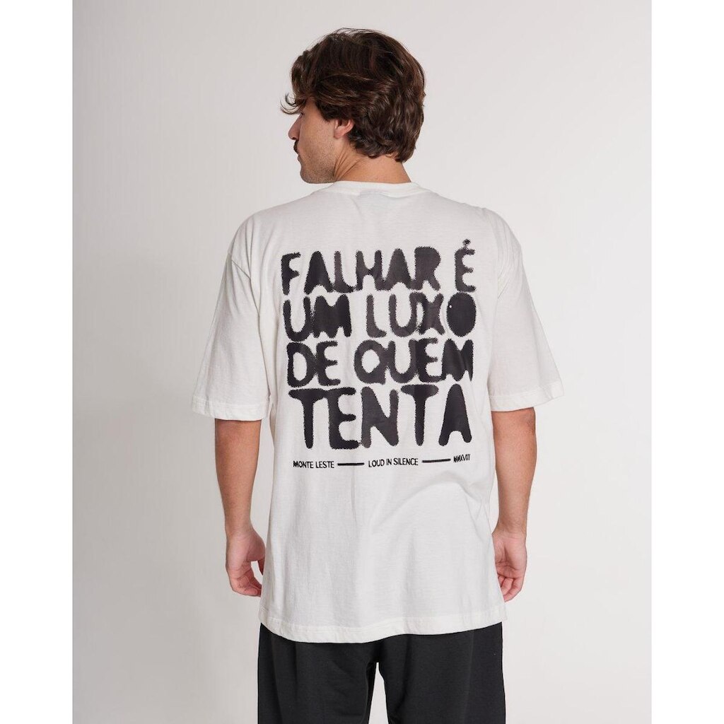 Camiseta Monte Leste Oversized Tenta Masculina