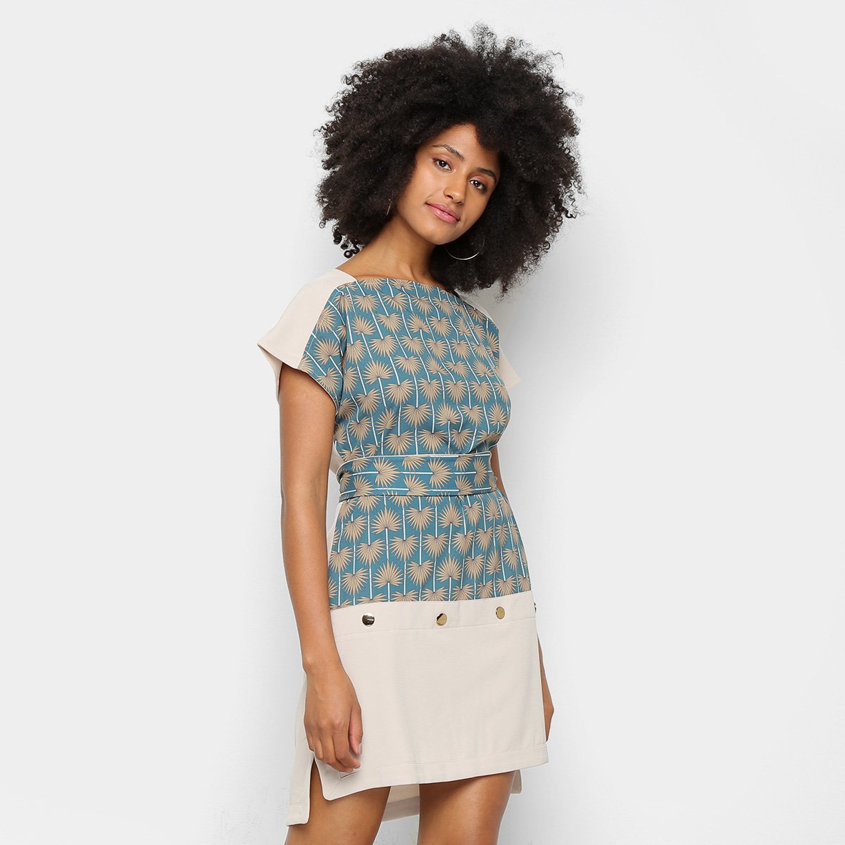 Camiseta Morena Rosa Dress Com Amarração Etampada Feminina - Preto Menor preço em Camiseta Morena Rosa Dress Com Amarração Etampada Feminina - Preto