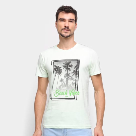 Camiseta Mormaii Beach Vibes Masculina - Verde claro