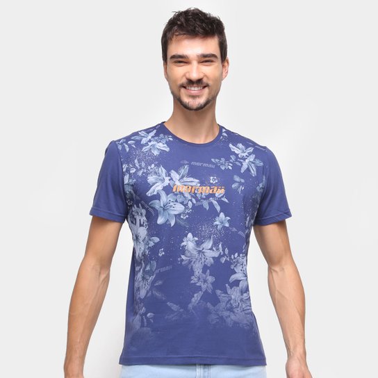 Camiseta Mormaii Estampada Masculina - Marinho