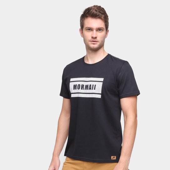Camiseta Mormaii Texture Masculina - Preto