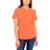 Camiseta Mullet Slim Fitness Feminina Casual Básica Conforto - Laranja
