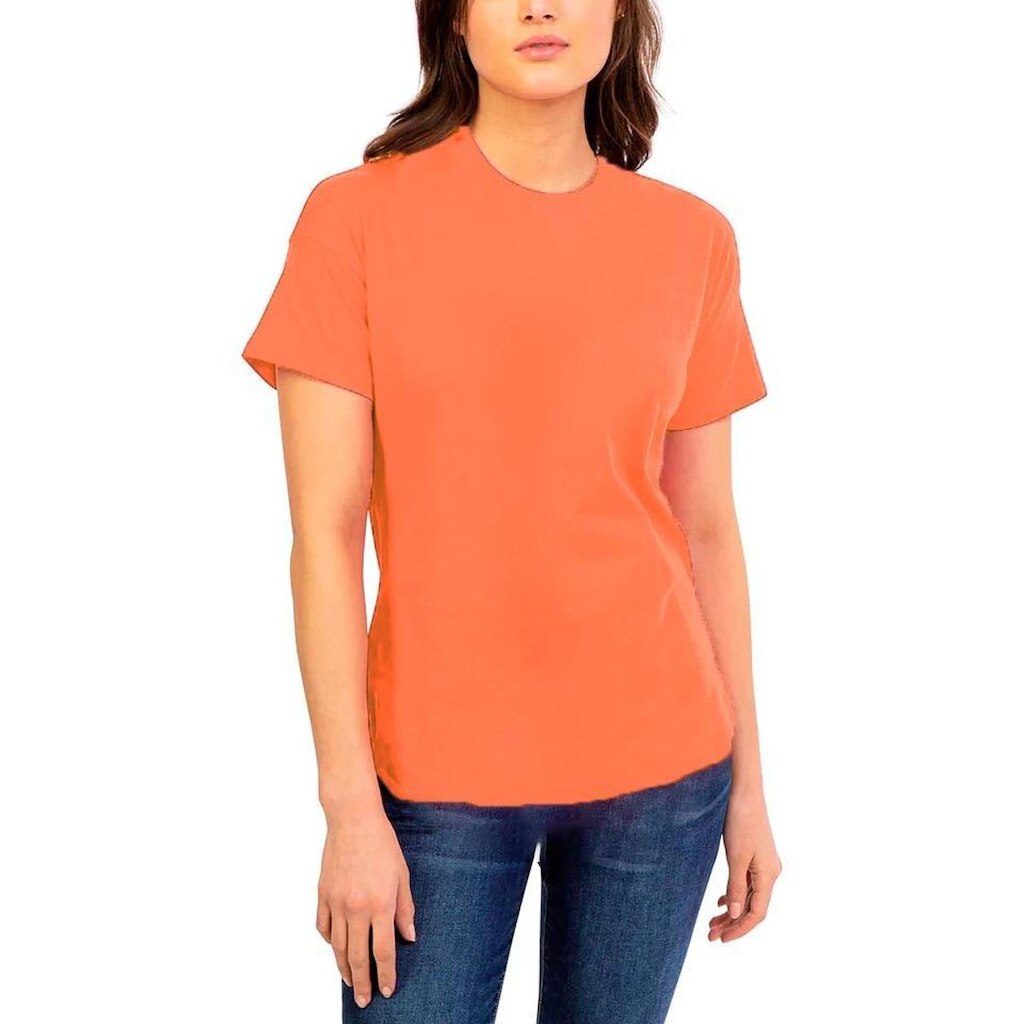 Camiseta Mullet Slim Fitness Feminina Casual Básica Conforto