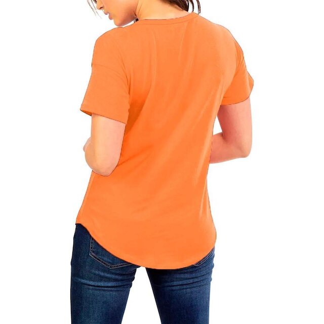Camiseta Mullet Slim Fitness Feminina Casual Básica Conforto