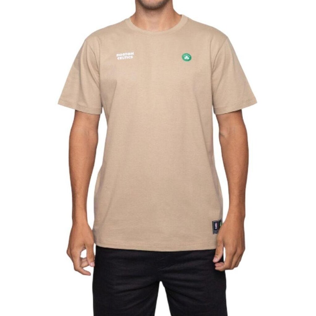 Camiseta NBA Boston Celtics New Look Masculina - Bege