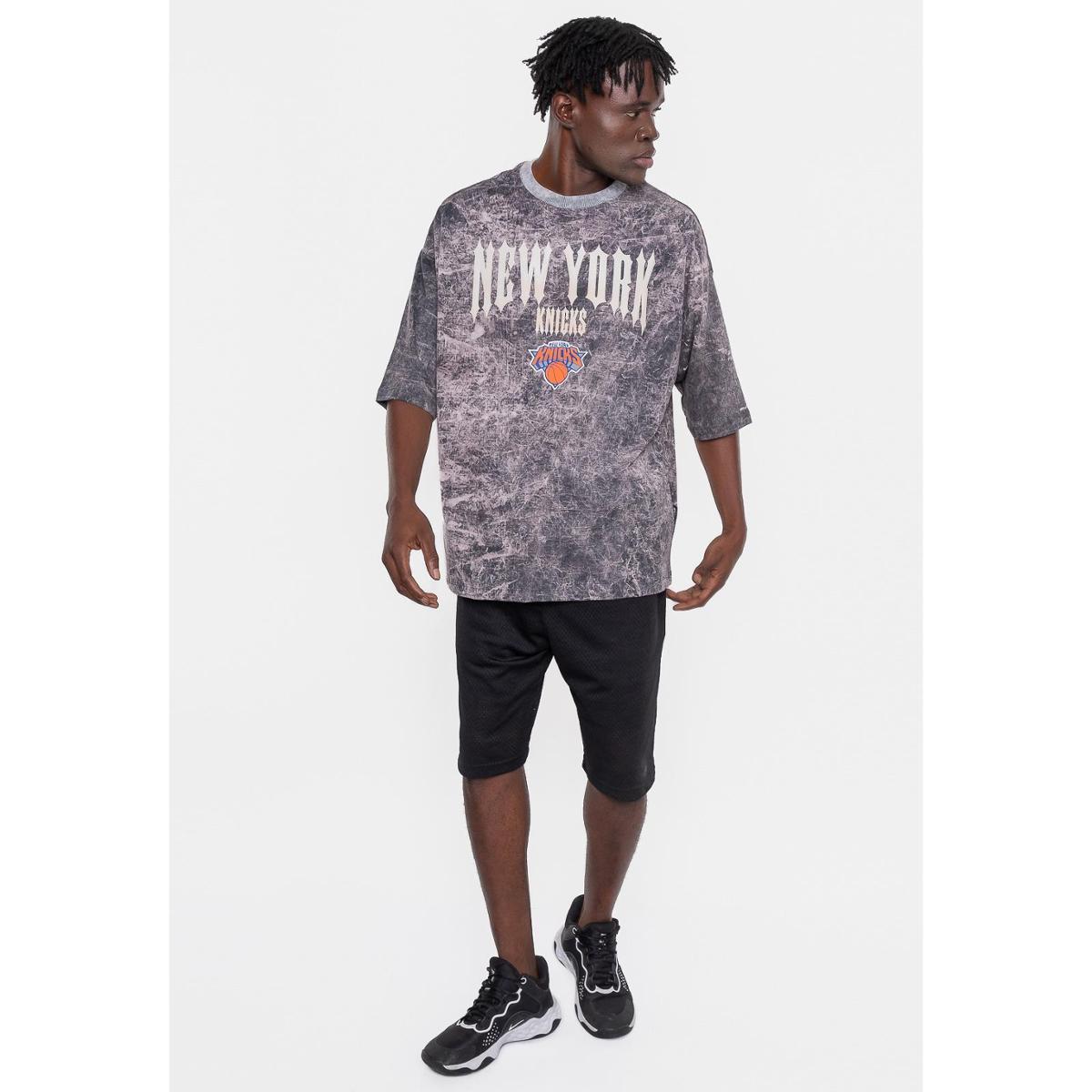 Camiseta NBA Masculina Gothic Team New York Knicks Masculino | Zattini