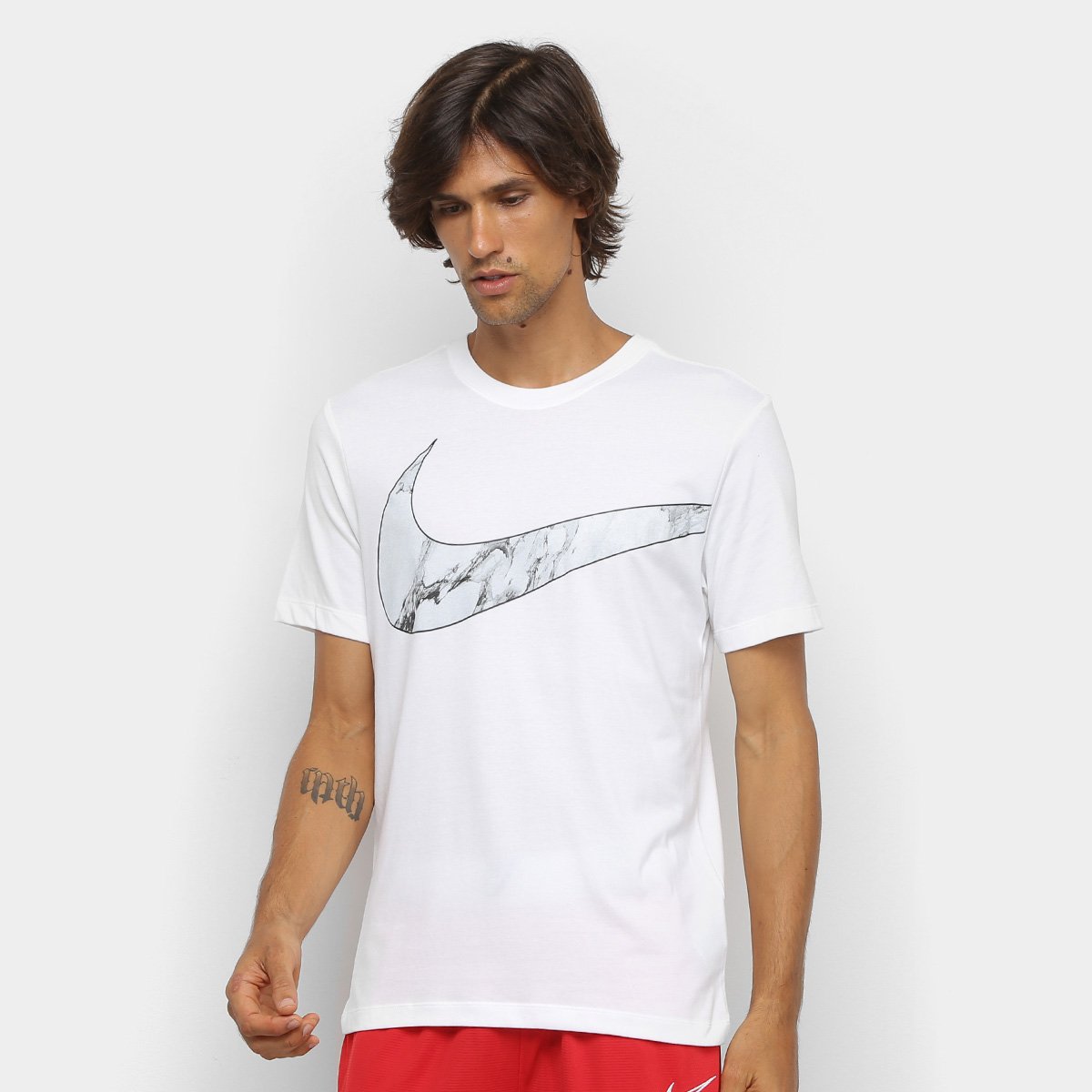 Camiseta NBA Nike Ball Dri-Fit FN Masculina - Branco é ruim? Camiseta NBA Nike Ball Dri-Fit FN Masculina - Branco é boa?