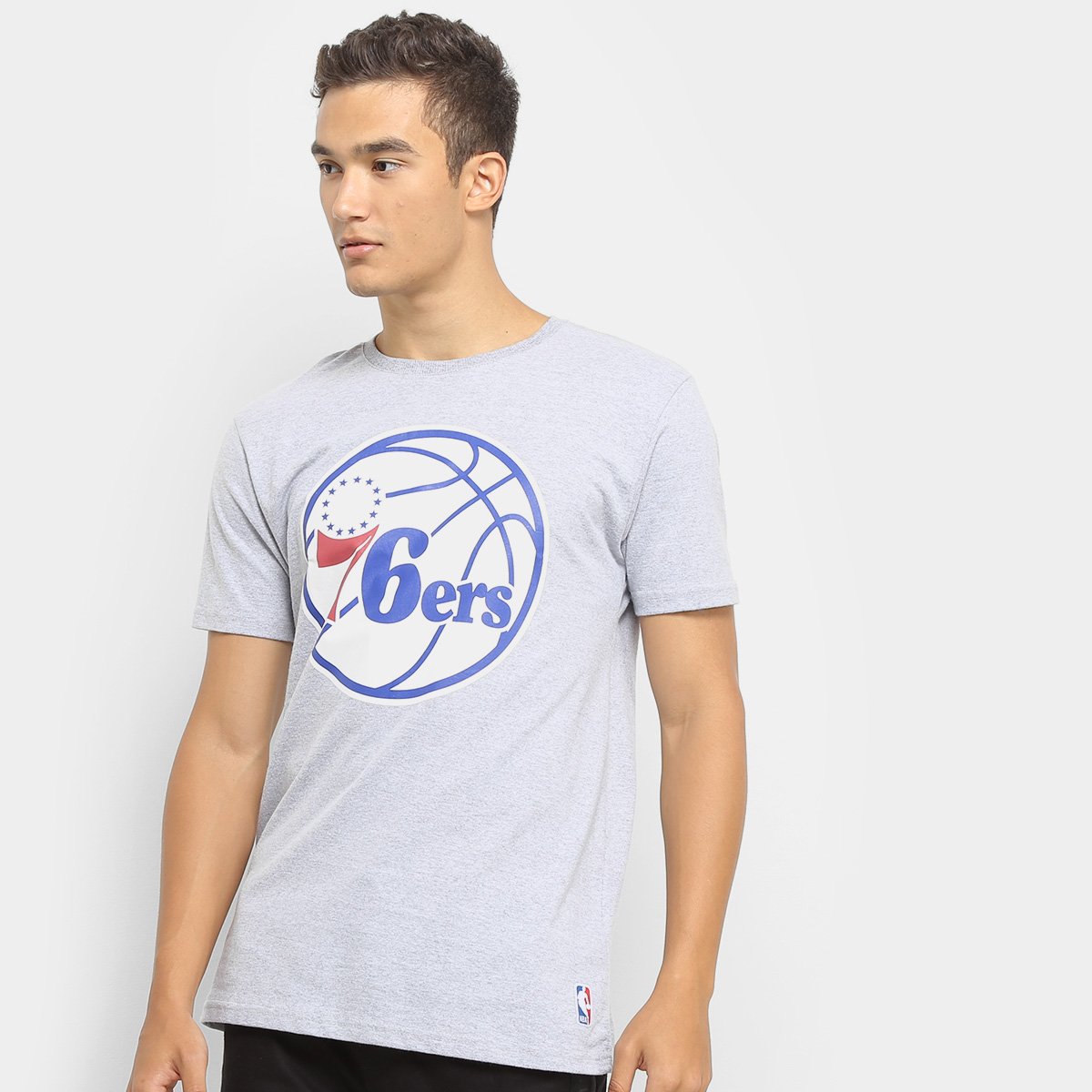 Camiseta NBA Philadelphia 76ers Masculina - Cinza é ruim? Camiseta NBA Philadelphia 76ers Masculina - Cinza é boa?