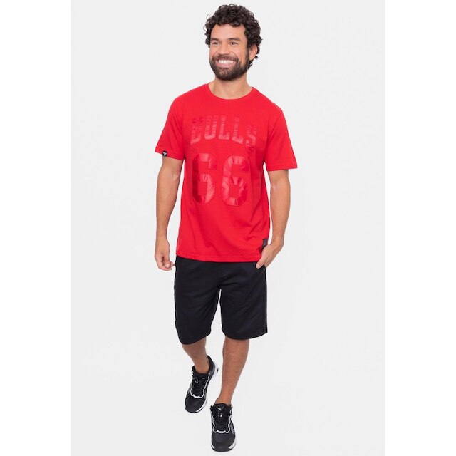 Camiseta NBA Year Applique Chicago Bulls Masculino