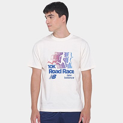 Camiseta New Balance Athletics Print Masculina - Masculino