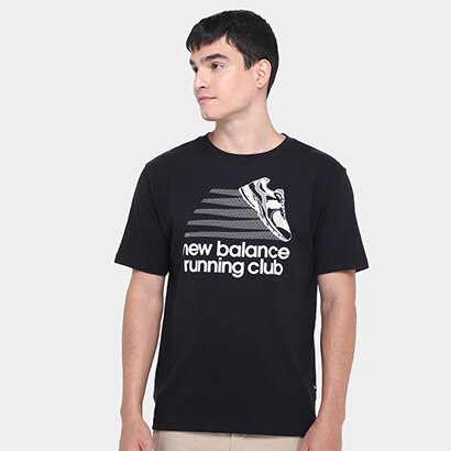 Camiseta New Balance Athletics Running Club Masculina - Masculino