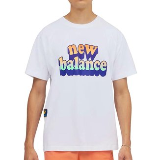 Camiseta New Balance Masculina Athletics Day Tripper Branca