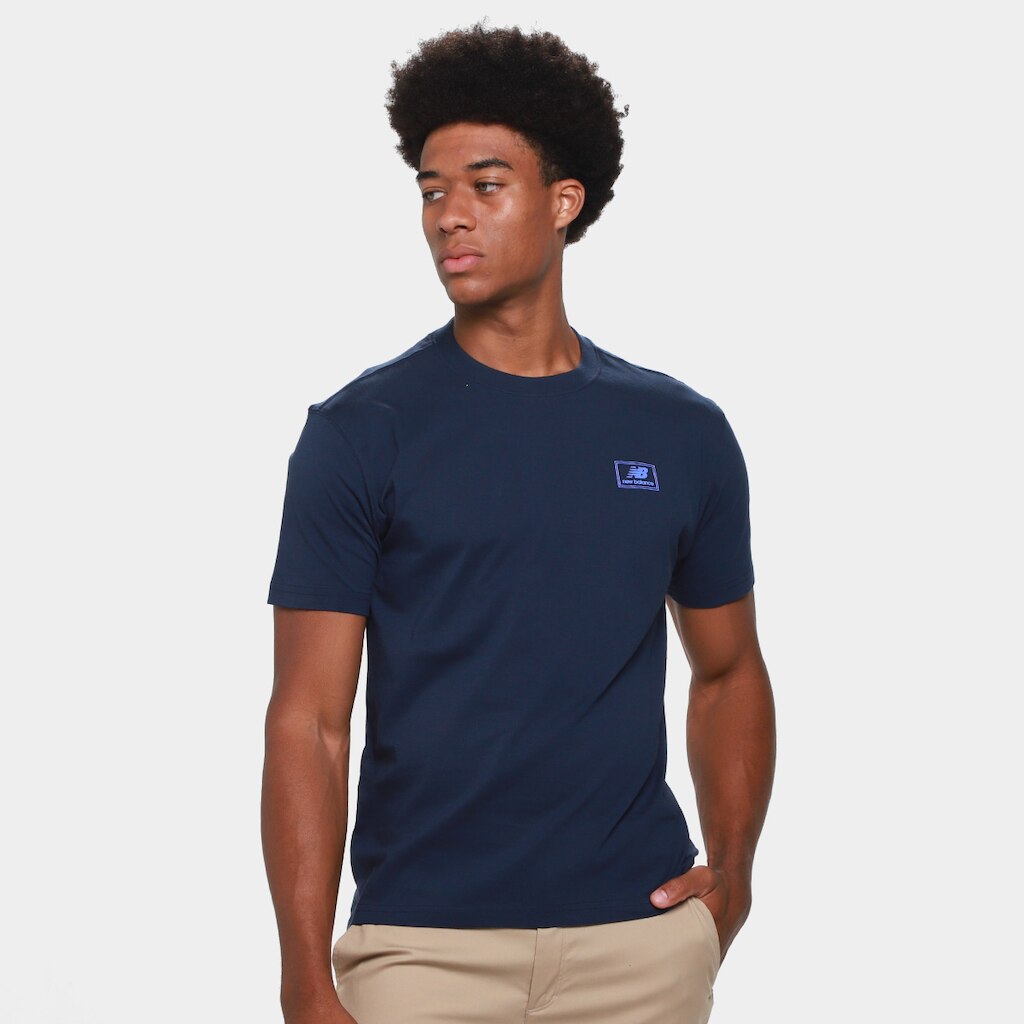 Camiseta New Balance Woven Label Masculina