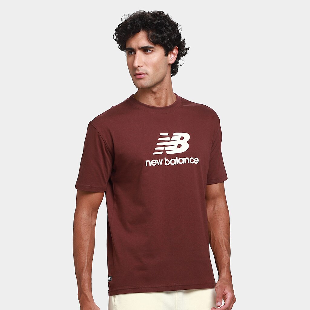 Camiseta New Balance Woven Label Masculina