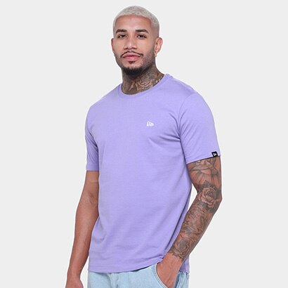 Camiseta New Era Bordado Masculina - Masculino