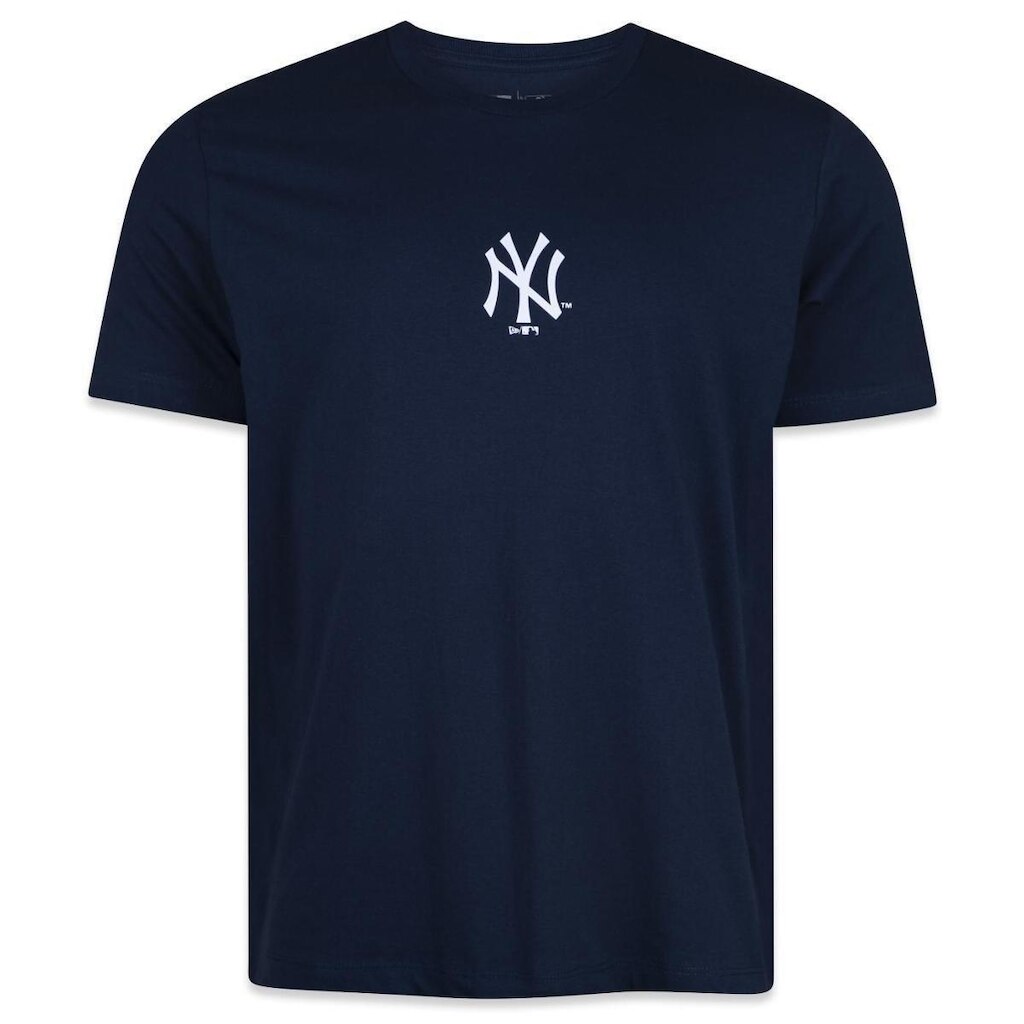 CAMISETA NEW ERA MANGA CURTA NEW YORK YANKEES LOGO FRONTAL