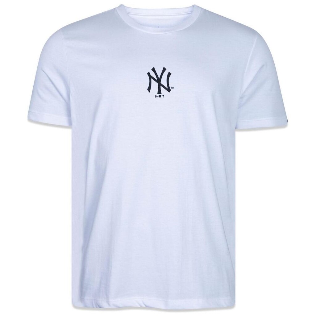 CAMISETA NEW ERA MANGA CURTA NEW YORK YANKEES LOGO FRONTAL