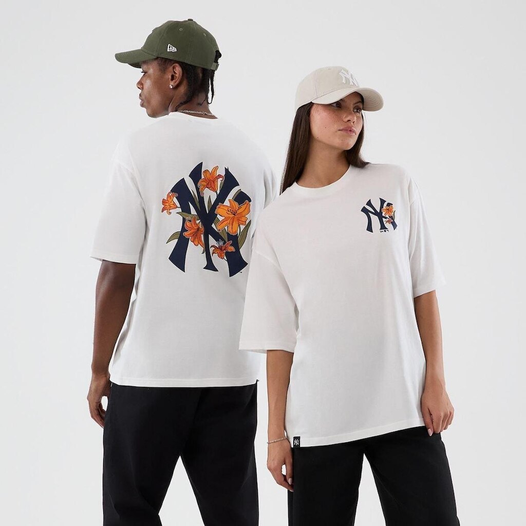 Camiseta New era MLB Floral Os Tee Neyyan Whi Masculino