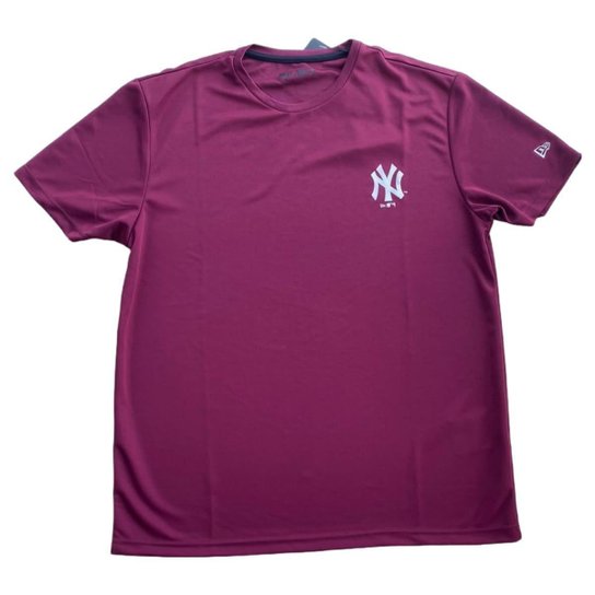 Camiseta New Era Performance Mlb Neyyan Masculino Vinho Zattini