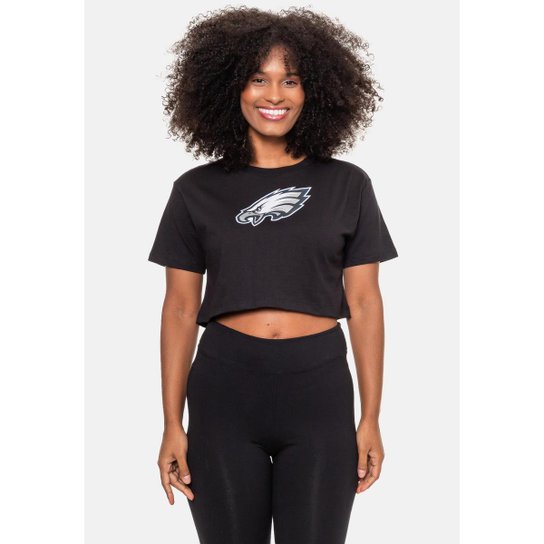 Camiseta NFL Cropped Philadelphia Eagles Feminino