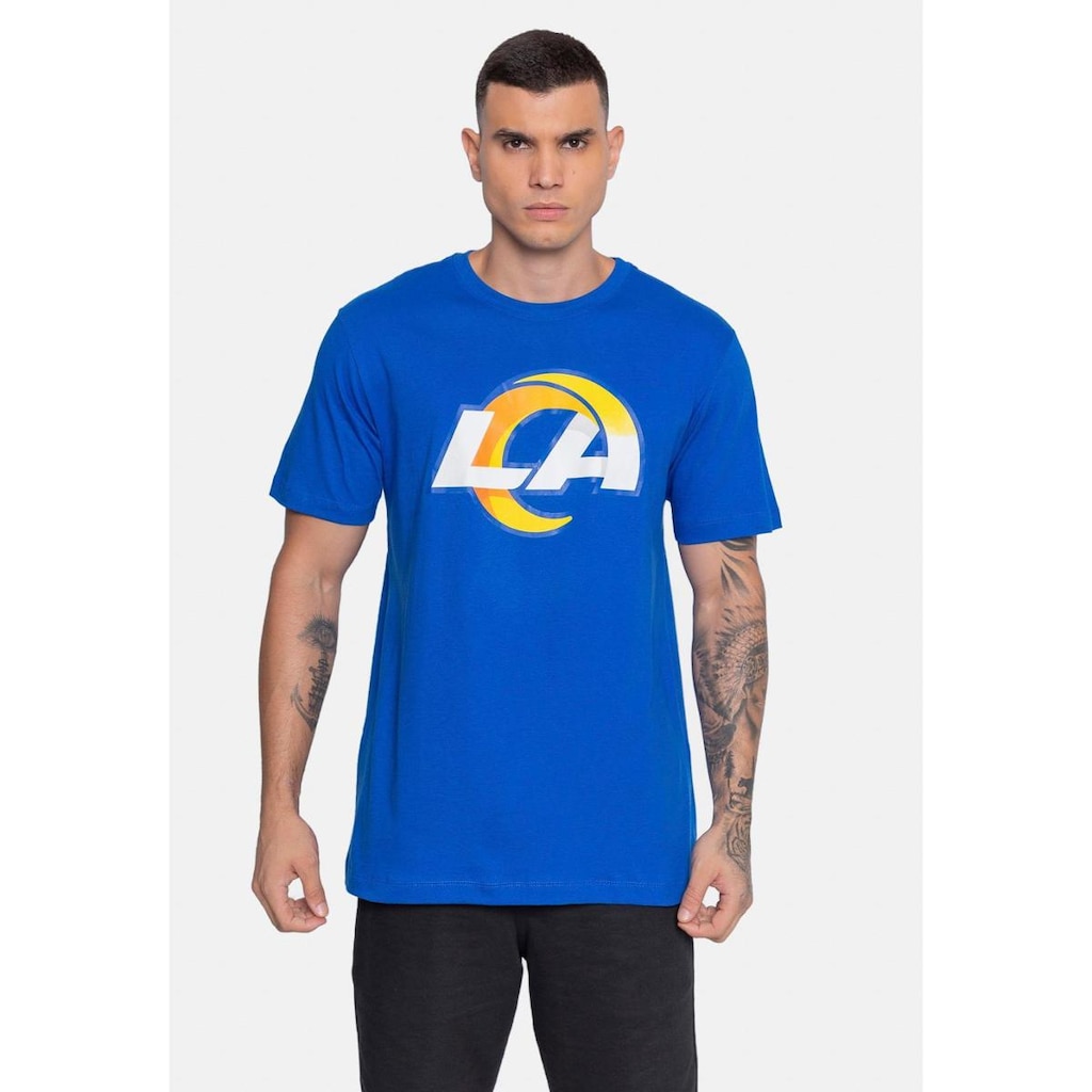 Camiseta NFL Estampada Los Angeles Rams Masculino