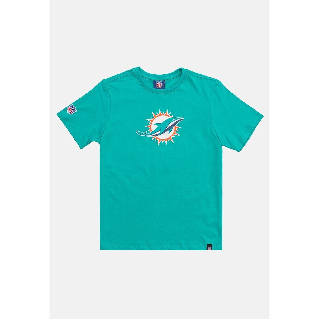 Camiseta NFL Juvenil Miami Dolphins Logo Masculino