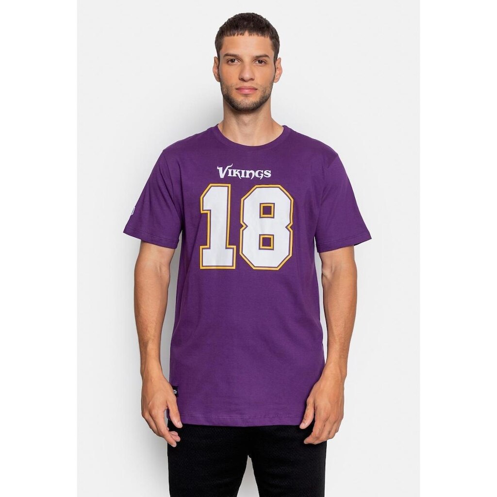 Camiseta NFL Minnesota Vikings Name Number Justin Jefferson Masculino