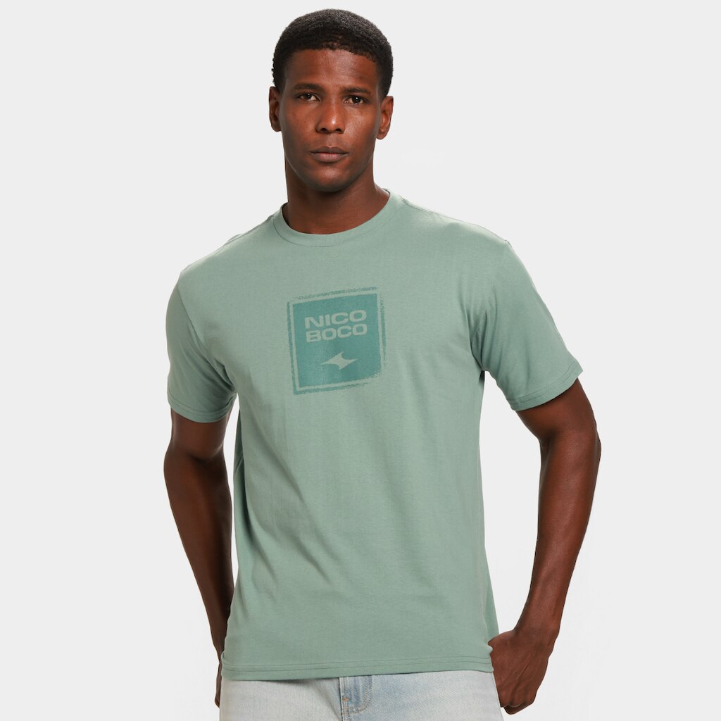 Camiseta Nicoboco Básica Spray Masculina