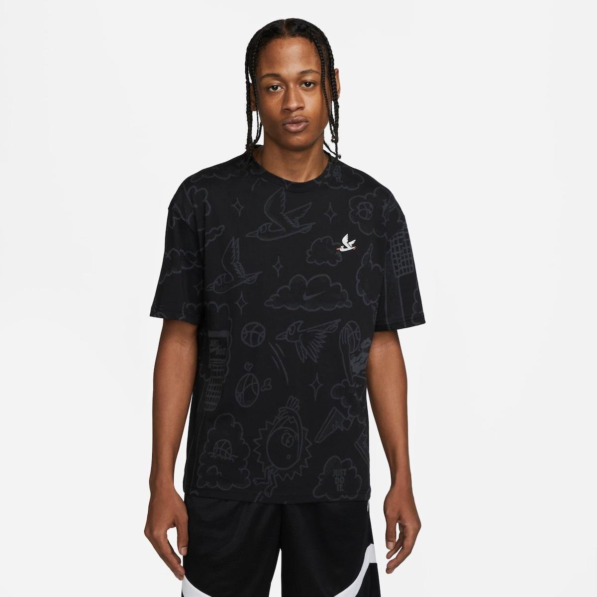 Menor preço em Camiseta Nike M90 AOP Masculina - Preto
