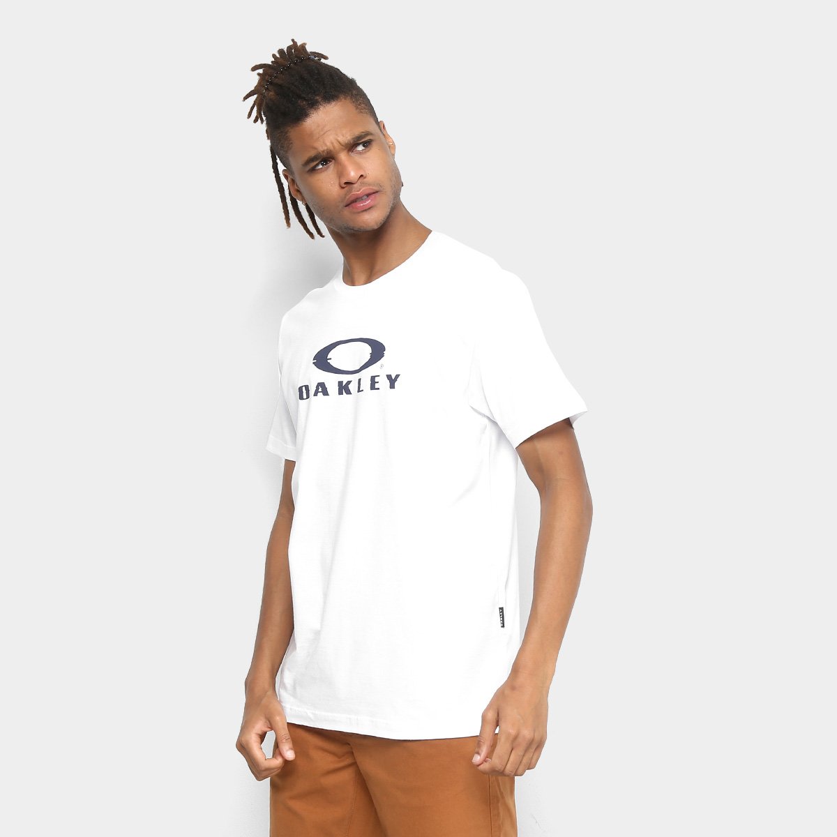 Camiseta Oakley Glitch Branded Masculina - Branco é ruim? Camiseta Oakley Glitch Branded Masculina - Branco é boa?