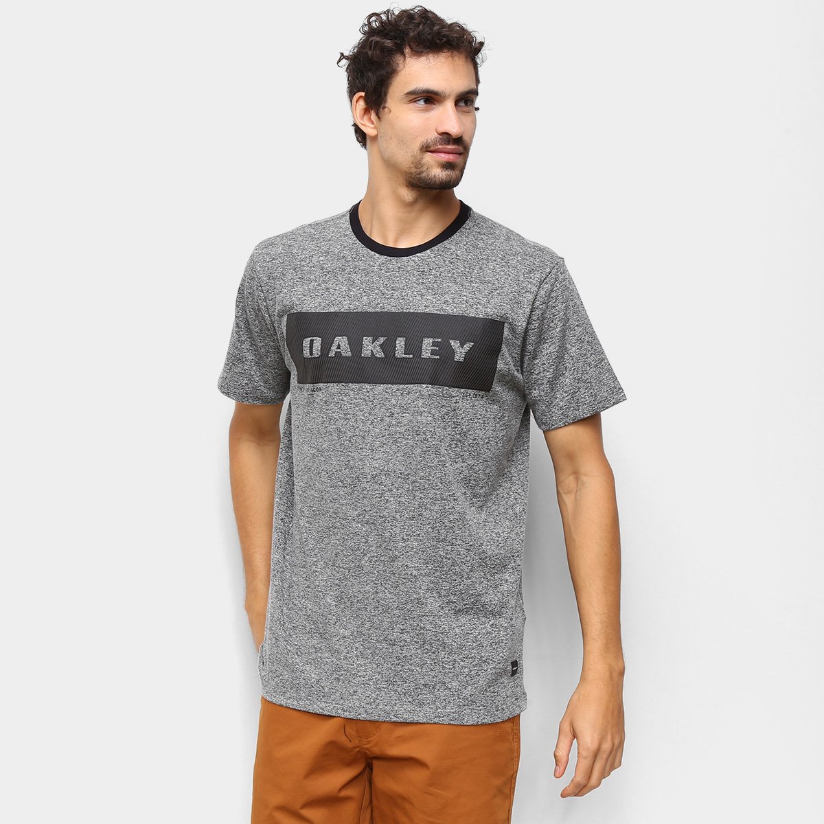 Camiseta Oakley Mod Tractor SP Masculina - Cinza é boa?