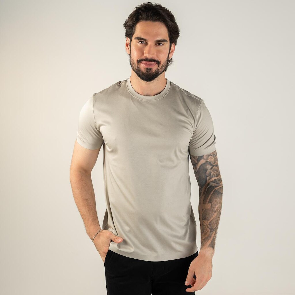 Camiseta Oficina Reserva Khaqui Claro