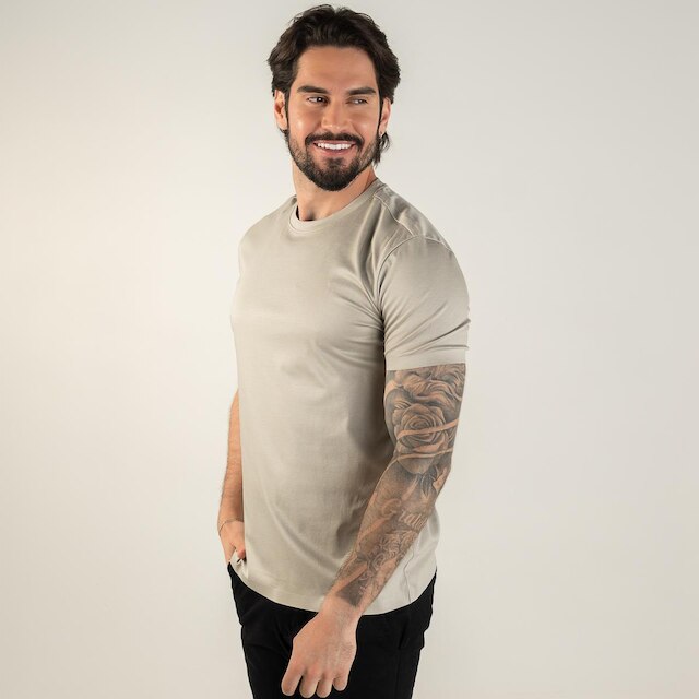 Camiseta Oficina Reserva Khaqui Claro