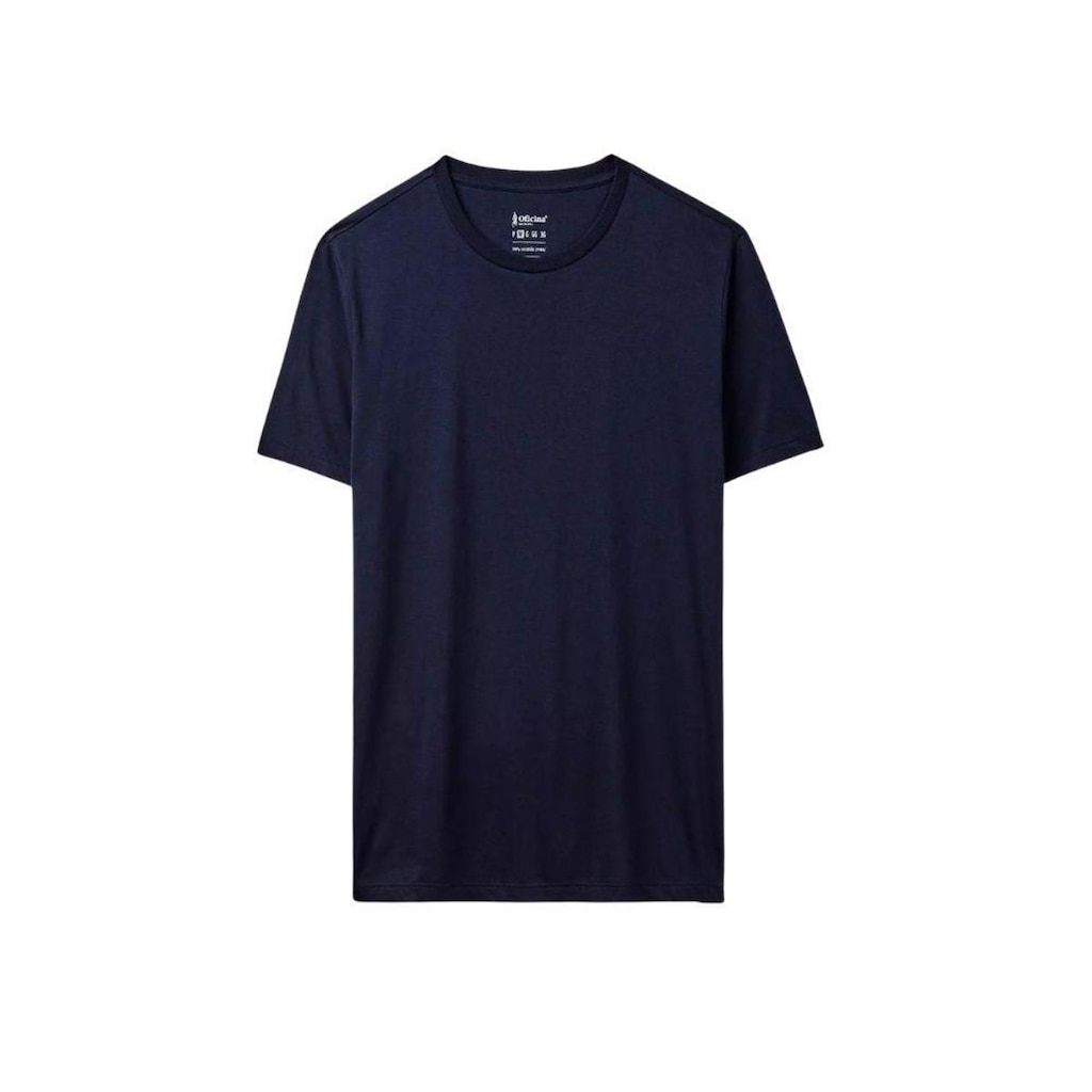 Camiseta Oficina Reserva Pima Leve Azul