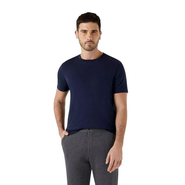 Camiseta Oficina Reserva Pima Leve Azul