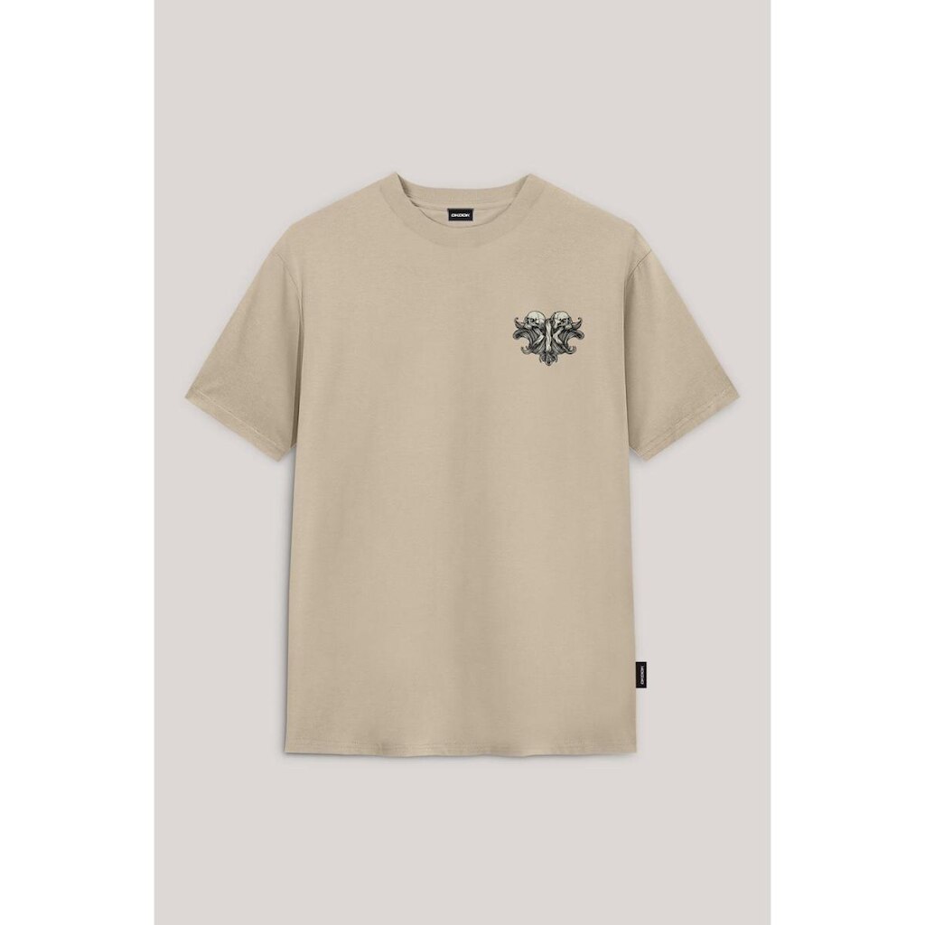 Camiseta Okdok Artistic Root Skull Masculino