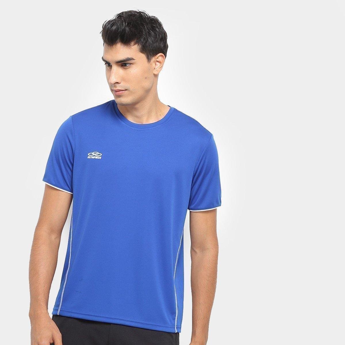 Camiseta Olympikus Basic Masculina - Marinho Menor preço em Camiseta Olympikus Basic Masculina - Marinho