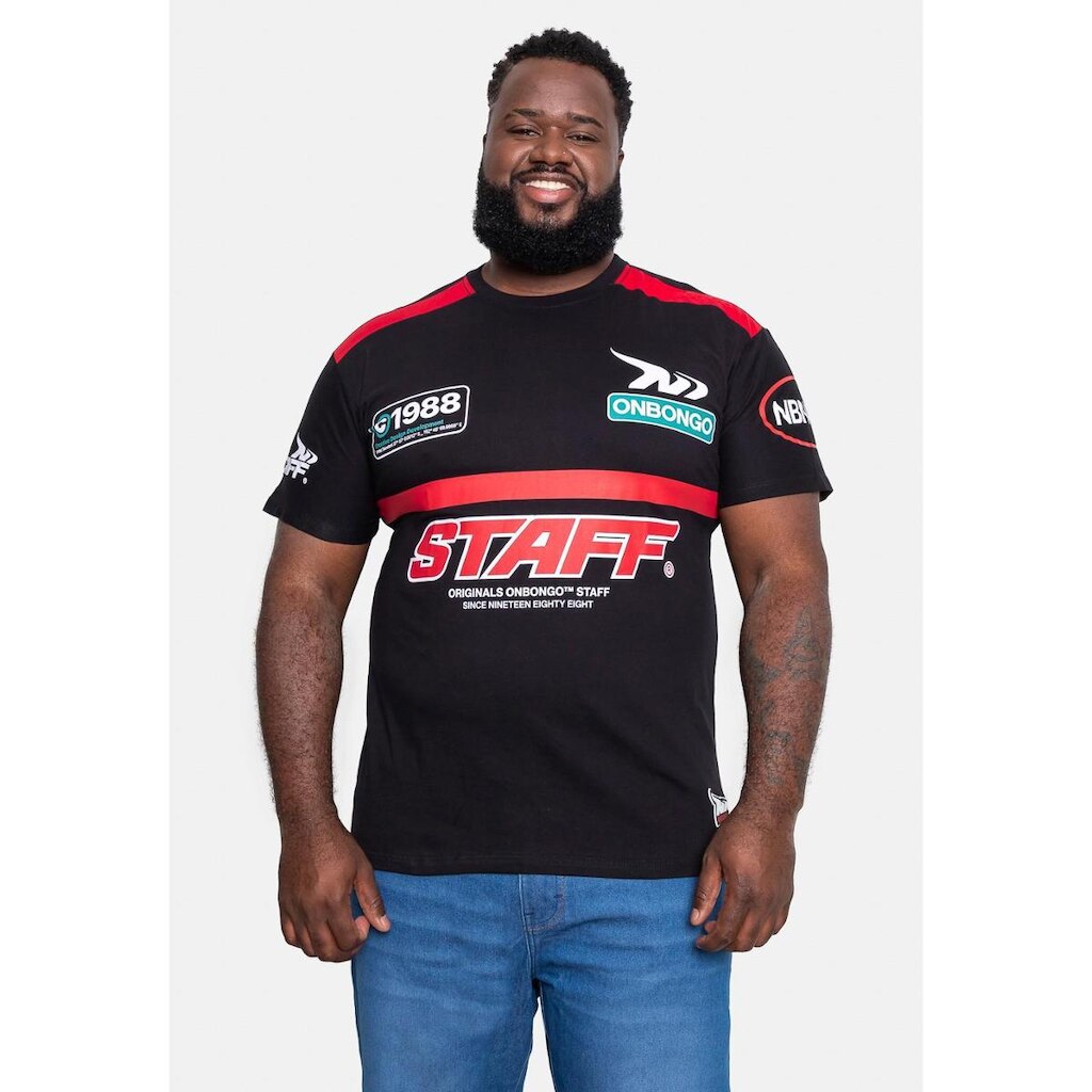 Camiseta Onbongo Plus Size Especial Staff Masculino