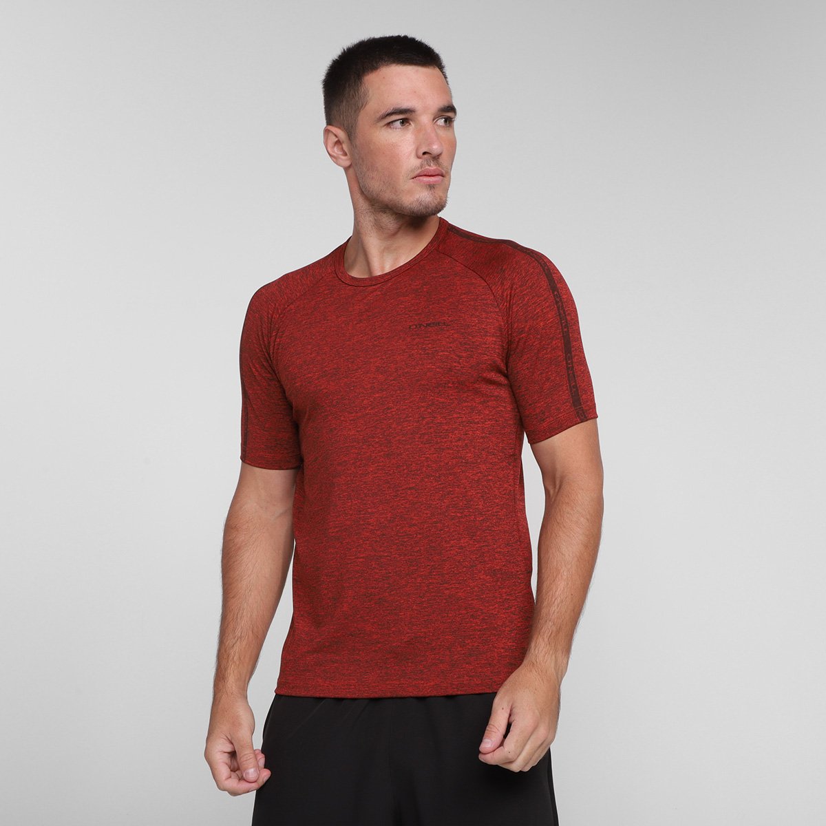Camiseta O'Neill Texture Masculina - Vermelho Menor preço em Camiseta O'Neill Texture Masculina - Vermelho