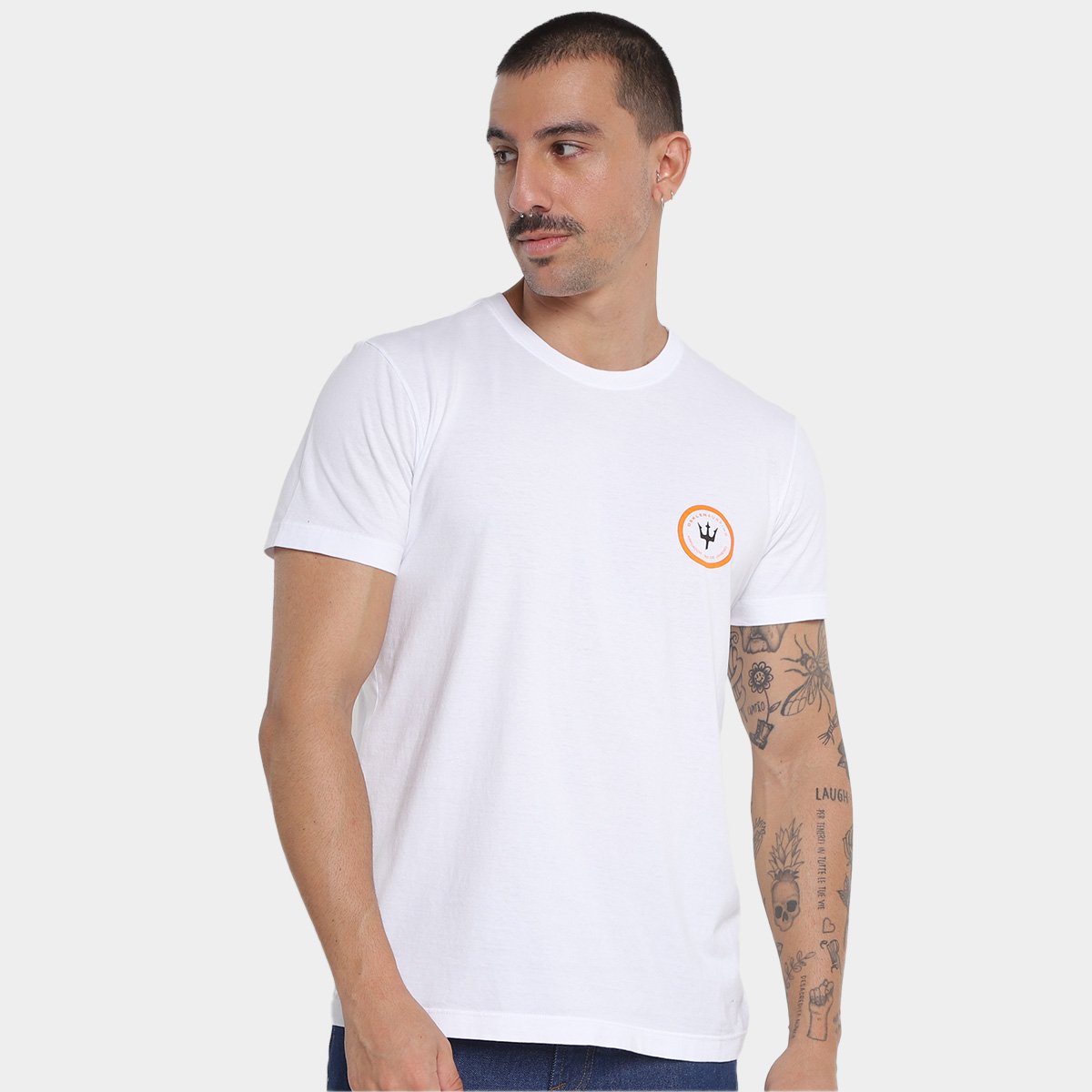 Camiseta Osklen Stone Surf Patch Masculina Menor preço em Camiseta Osklen Stone Surf Patch Masculina