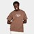 Camiseta Öus Casual Masculina - Marrom