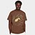 Camiseta Öus  Estampada Masculina - Marrom