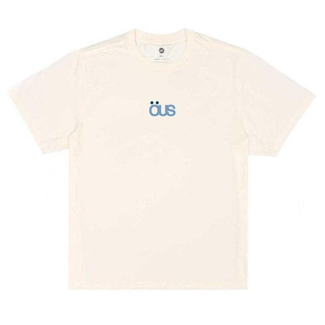Camiseta Ous Imperial Semi Logo Off White