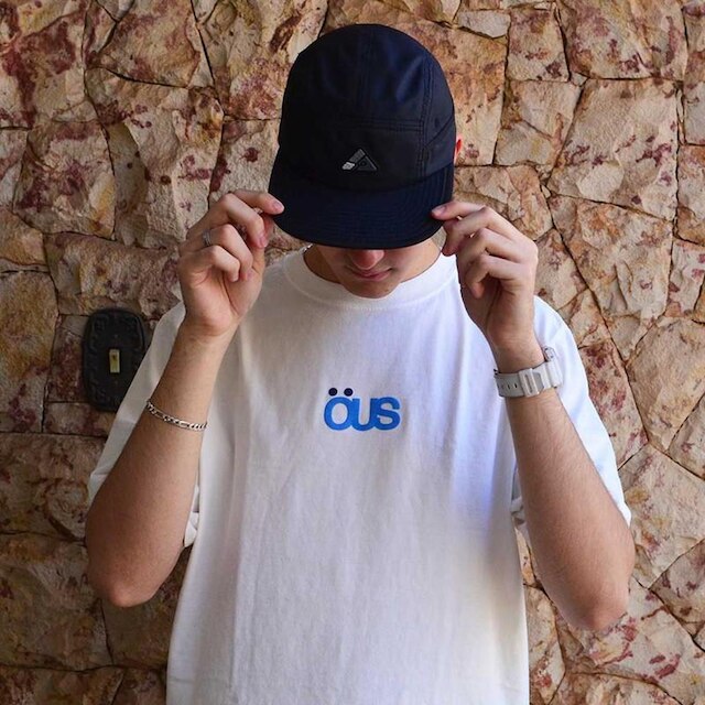 Camiseta Ous Imperial Semi Logo Off White