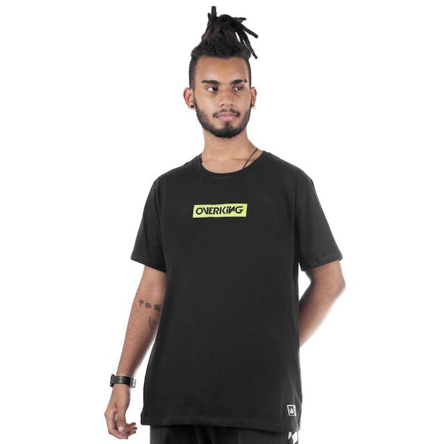 Camiseta Overking Box Logo Preto