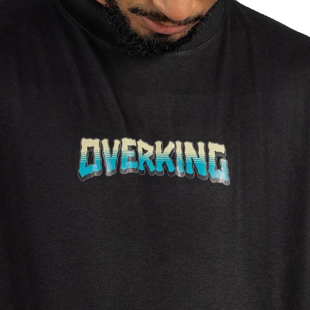 Camiseta Overking Oversized Godzilla Preto