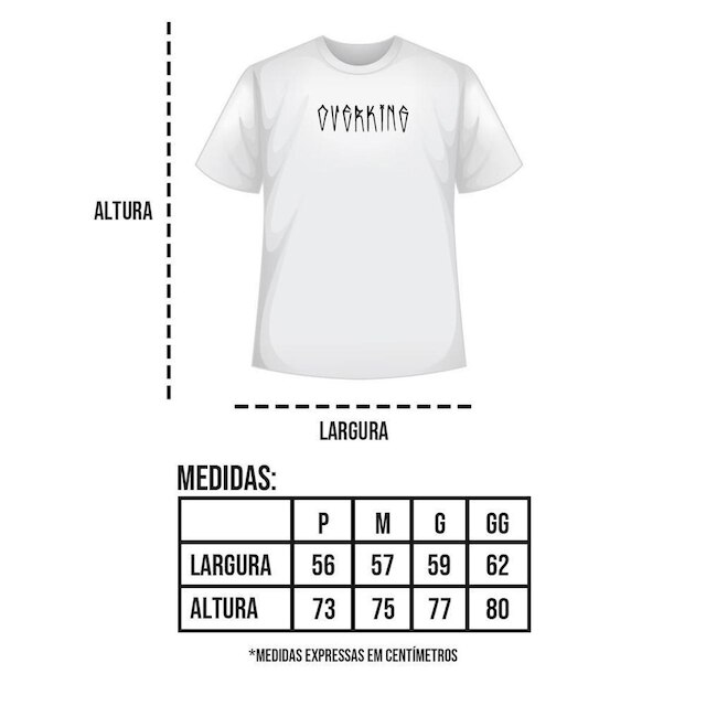 Camiseta Overking Oversized Pixo Preto
